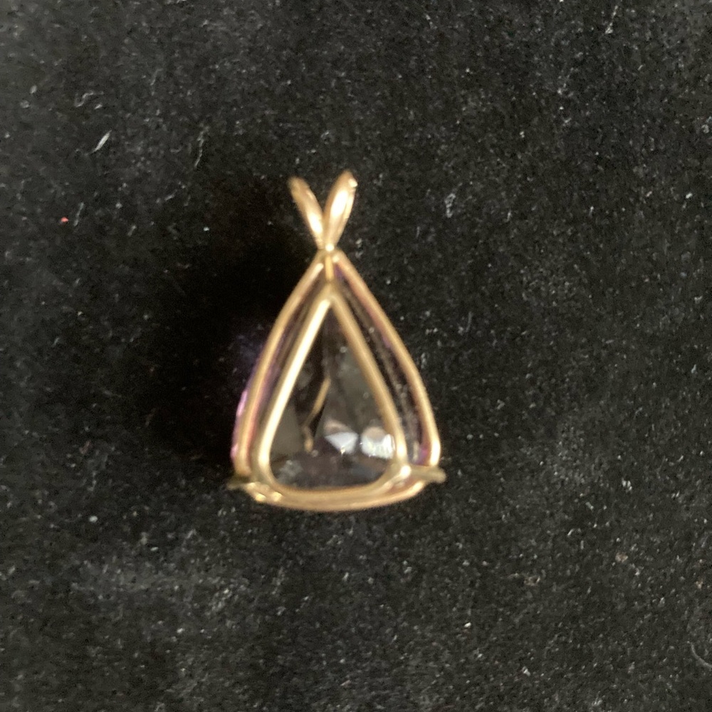 Amethyst Beautiful Tear-Drop Pendant - Picture 3 of 4